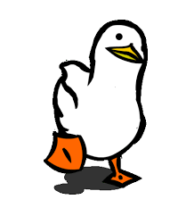 Imagen GIF de un pato